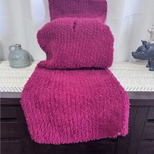 Barefoot Dreams Magenta Dog Sweater